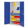 Kappes RasterPlan Schubladenschränke 1950x1000x600mm Schlitzplattentüren Modell 21 enzianblau