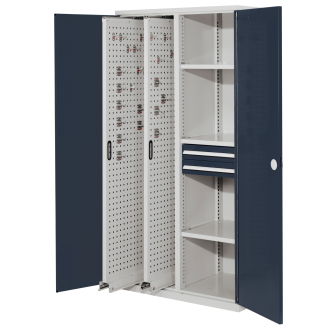 Kappes RasterPlan Vertikalschränke 1950x1000x600mm Modell 81 Doppelwandtüren anthrazitgrau-Beschreibung lesen