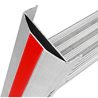 Hymer Stufenanlegeleiter mit 8-fach vollvernieteter Stufen 10 Stufen-Beschreibung lesen