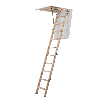 Dolle Bodentreppe mini 4-teilig bis 270cm Raumhöhe mit U-Wert 0,64 Deckenöffnung 95x60cm