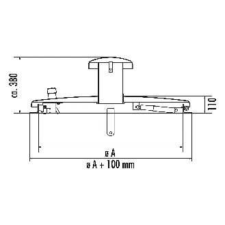 Schachtabdeckung aus Edelstahl 4 mm Ø 1000 mm-Beschreibung lesen
