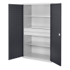 Großvolumenschrank mit Lochplattentüren 1950x1130x590mm