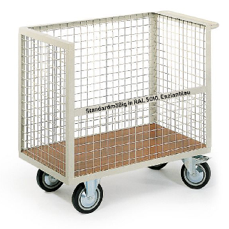 Protaurus Drahtkastenwagen vergittert R600 komplett geschlossen 1250x800mm TPE-Beschreibung lesen