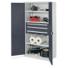 Schwerlastschrank ohne Mitteltrennwand 1950x1000x600mm mit Schlitzplattentüren