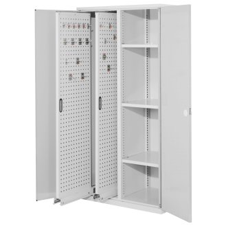 Kappes RasterPlan Vertikalschränke 1950x1000x600mm Modell 80 Doppelwandtüren lichtgrau-Beschreibung lesen