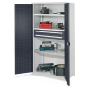 Robuster Schrank ohne Mitteltrennwand 1950x1000x600mm mit Lochplattentüren