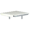 Kongamek Deckel, verzinkt 445x425x35mm als Zubehör für Müllsackständer