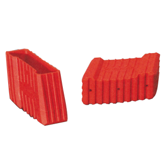 Euroline Premium Leiterfuß rot links 74x25mm Paar-Beschreibung lesen