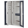 Vertikalschrank 1950x1000x600mm mit Sichtfenstertüren