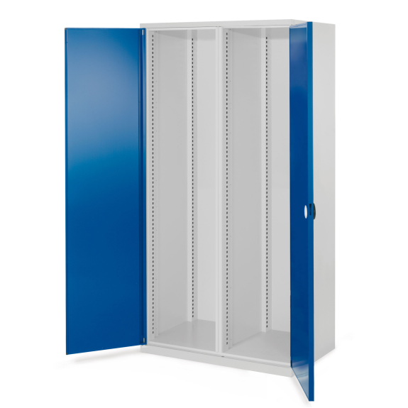 Kappes Schwerlastschränke mit Mitteltrennwand 1950x1000x600mm Doppelwandtüren Modell 50 enzianblau-Beschreibung lesen