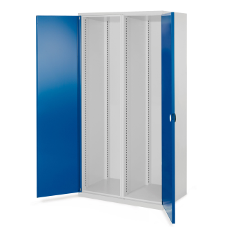 Kappes Schwerlastschränke mit Mitteltrennwand 1950x1000x600mm Doppelwandtüren Modell 50 enzianblau-Beschreibung lesen
