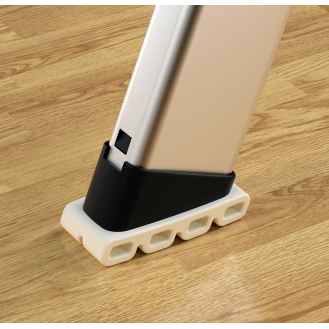 Hailo EasyClix Wechselfuß Set Living Größe L 20x43mm-Beschreibung lesen