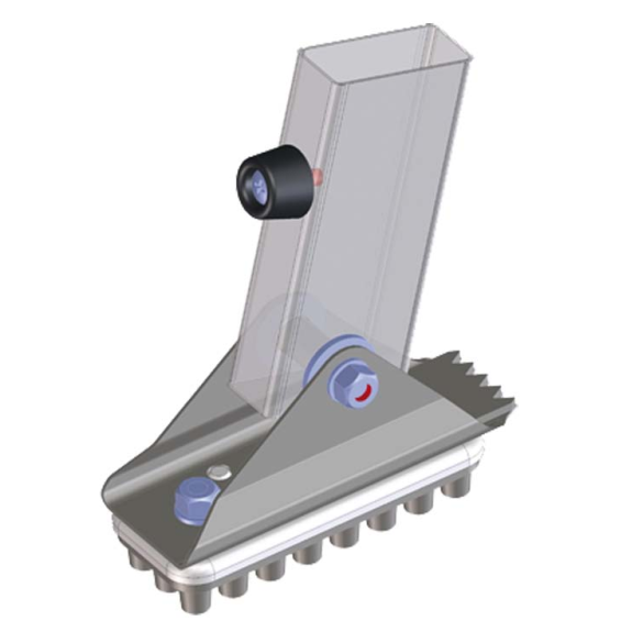 Zarges Schwenkfüße mit Gummiauflage 125x50mm 1 Stück-Beschreibung lesen