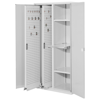 Kappes RasterPlan Vertikalschränke 1950x1000x600mm Modell 84 Doppelwandtüren lichtgrau-Beschreibung lesen