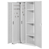 Vertikalschrank mit Lochplattentüren 1950x1000x600mm
