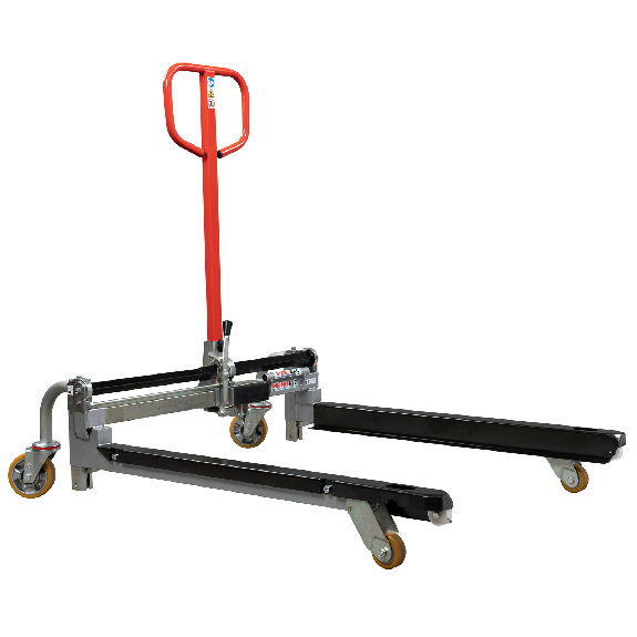 Manuvit patentierter Hubwagen Palbac mit verstellbarer Gabel Tragkraft 1000 kg Gabellänge 825 mm-Beschreibung lesen