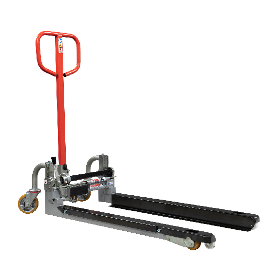 Manuvit patentierter Hubwagen Palbac mit verstellbarer Gabel Tragkraft 1000 kg Gabellänge 825 mm-Beschreibung lesen