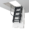 Dolle Bodentreppe clickFIX comfort 3-teilig bis 244-264cm Raumhöhe mit U-Wert 0,49 Deckenöffnung 120x70cm