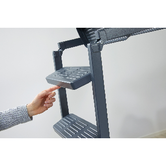 Dolle Bodentreppe clickFIX comfort 3-teilig bis 244-264cm Raumhöhe mit U-Wert 0,49 Deckenöffnung 120x70cm-Beschreibung lesen