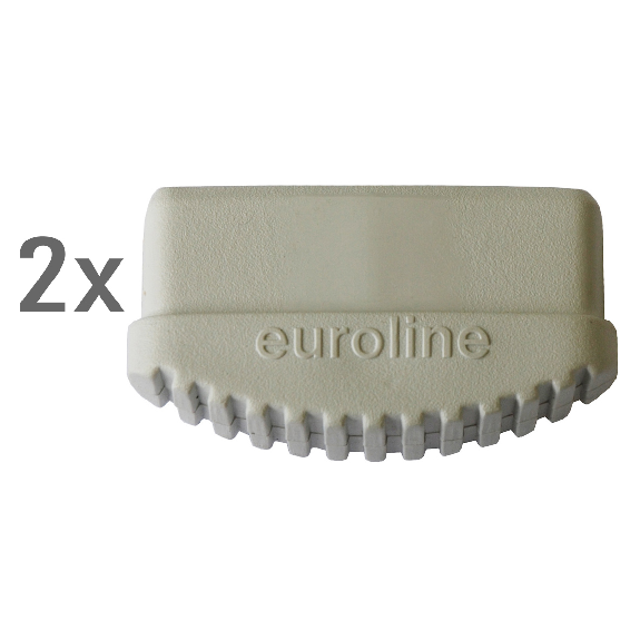 Euroline Leiterfuß weiß 85x20mm Paar-Beschreibung lesen