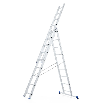 Mehrzweckleiter 3x9 Sprossen-Beschreibung lesen