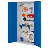 Kappes RasterPlan Werkstückschränke 1950x1000x410mm mit Vollblechtüren enzianblau
