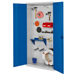 Kappes RasterPlan Werkstückschränke 1950x1000x410mm mit Vollblechtüren enzianblau-Beschreibung lesen