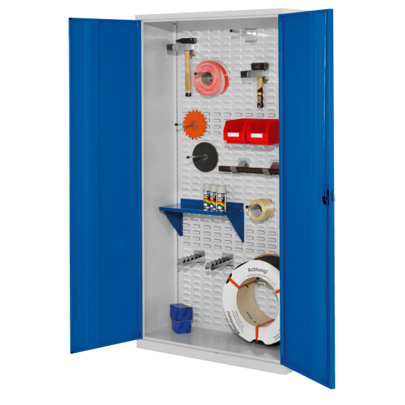 Kappes RasterPlan Werkstückschränke 1950x1000x410mm mit Vollblechtüren enzianblau-Beschreibung lesen