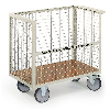 Protaurus Drahtkastenwagen vergittert R600 komplett geschlossen 1050x700mm TPE