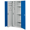 Kappes RasterPlan Vertikalschränke 1950x1000x600mm Modell 80 Doppelwandtüren enzianblau