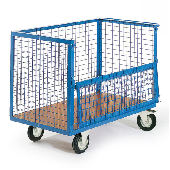 Protaurus Drahtkastenwagen vergittert R600 halb geklappt 1250x800mm Polyurethan-Beschreibung lesen
