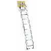 Dolle alu-fix Bodentreppe Scherentreppe mit 11 Stufen und Stirnbrett 273-300cm Raumhöhe