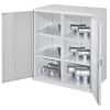 Beistellschrank mit Mitteltrennwand und Vollblechtüren