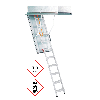 Minka Bodentreppe Type 12 Solid brandhemmend mit U-Wert 1,3 W/m2K bis 275cm Raumhöhe 130x70cm Deckenöffnung