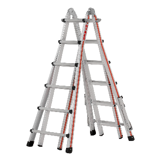 Teleskopleiter 4x6 Sprossen-Beschreibung lesen