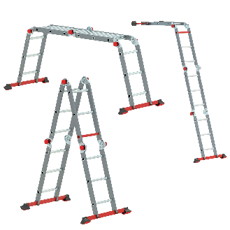Altrex Varitrex Pro Vielzweckleiter 4x3 Sprossen-Beschreibung lesen