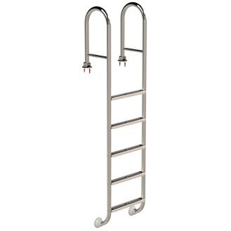 Eichenwald Poolleiter Modell 02 Tina klappbar Beckentiefe 1620mm 5 Stufen-Beschreibung lesen