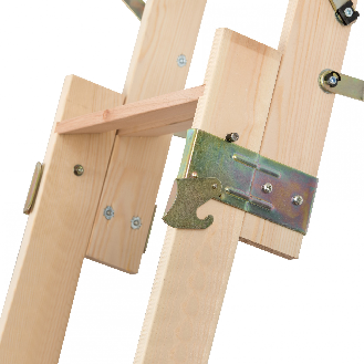 Dolle Bodentreppe clickFIX 2-teilig bis 274cm Raumhöhe mit U-Wert 0,49 Deckenöffnung 130x70cm-Beschreibung lesen