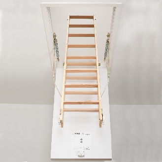 Dolle Bodentreppe clickFIX 2-teilig bis 274cm Raumhöhe mit U-Wert 0,49 Deckenöffnung 130x70cm-Beschreibung lesen