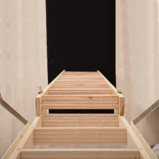 Dolle Bodentreppe clickFIX 2-teilig bis 274cm Raumhöhe mit U-Wert 0,49 Deckenöffnung 130x70cm-Beschreibung lesen