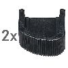 Euroline Leiterfuß Alu-Vario-Klappleiter 70x30 mm außen Paar