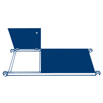 Iller Professional Klappgerüst Grundeinheit 1,35x1,80 m | 2,95m AH-Beschreibung lesen