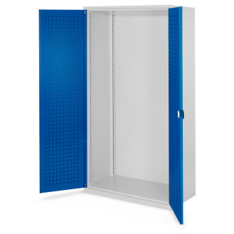 Robuster Schrank ohne Mitteltrennwand 1950x1000x600mm mit Lochplattentüren-Beschreibung lesen