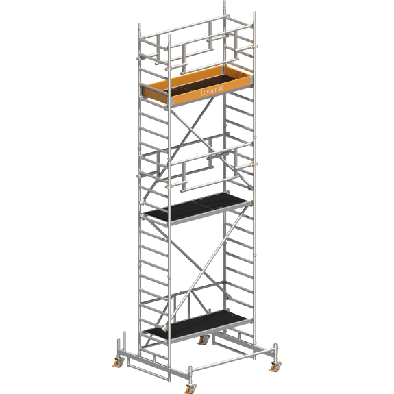 Layher Rollgerüst ZIFA P2 Safety Plus mit Doppelgeländer 6,76 AH-Beschreibung lesen