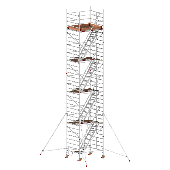 Hymer Treppen-Fahrgerüst 9,64m Gerüsthöhe-Beschreibung lesen