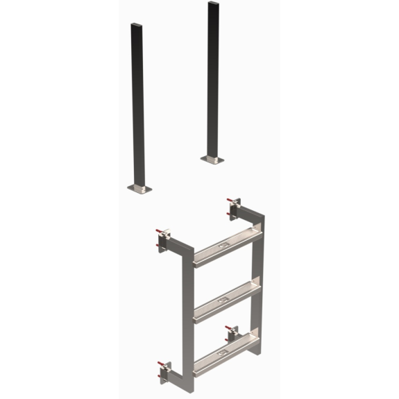 Eichenwald Poolleiter Modell 12.3 Klassik Beckentiefe 1340mm 5 Stufen-Beschreibung lesen