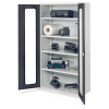 Robuster Schrank ohne Mitteltrennwand mit Sichtfenstertüren 1950x1000x600mm