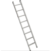 Euroline Premium 30174 Alu Stufenanlegeleiter mit integriertem Anlegegummi 6 Stufen