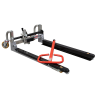 Manuvit patentierter Hubwagen Palbac mit verstellbarer Gabel Tragkraft 750 kg Gabellänge 825 mm