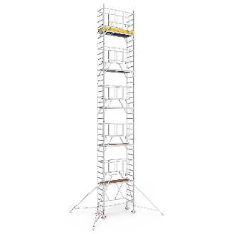 Iller Klappgerüste mit Sicherheitsaufbau 0,75x1,80m | 11,60 m AH-Beschreibung lesen